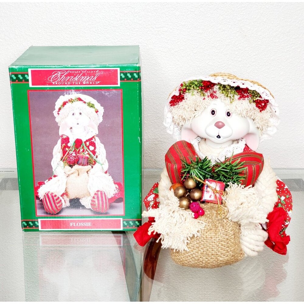 Vintage House Of Lloyd 1993 Christmas Around The World Flossie Bunny